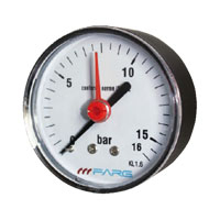 Манометр Farg 50 аксиальный 4 BAR 1/4 GAS для клапана подпитки (FARG506/2)