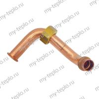 Труба пластинчатого теплообменника для котла Лемакс PRIME-V20 (trubkapltLemaxPRV20)