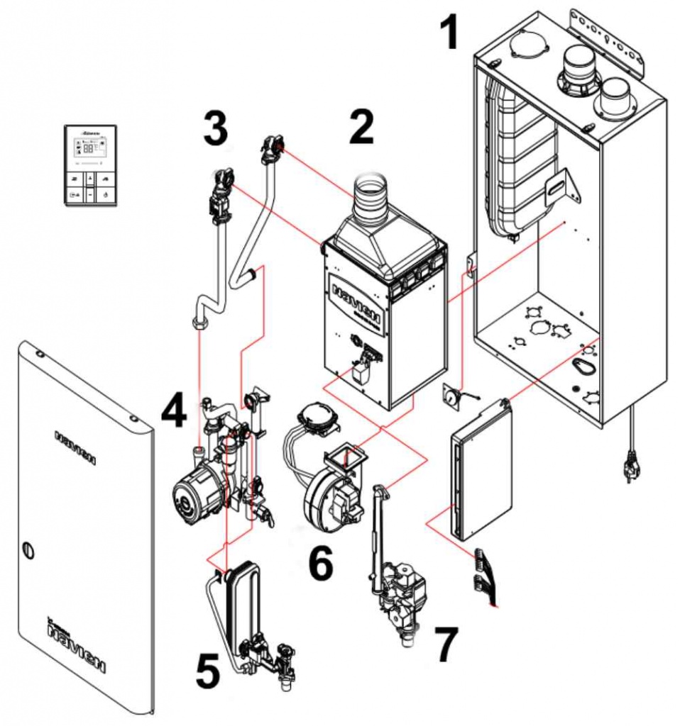 запчасти Navien Ace 35K