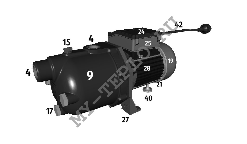 запчасти Джамбо 70/50 Ч для насосной станции