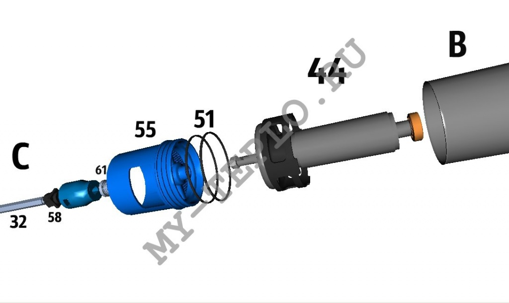 запчасти Джилекс Водомет 60/92 ДОМ