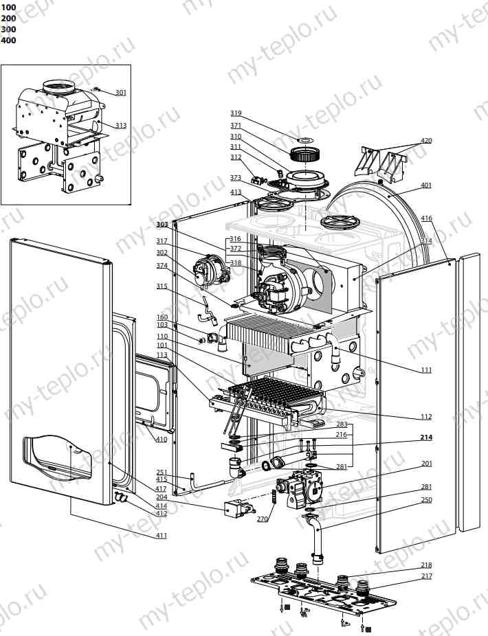 Запчасти Ariston EGIS PLUS 24 CF купить в Симферополе