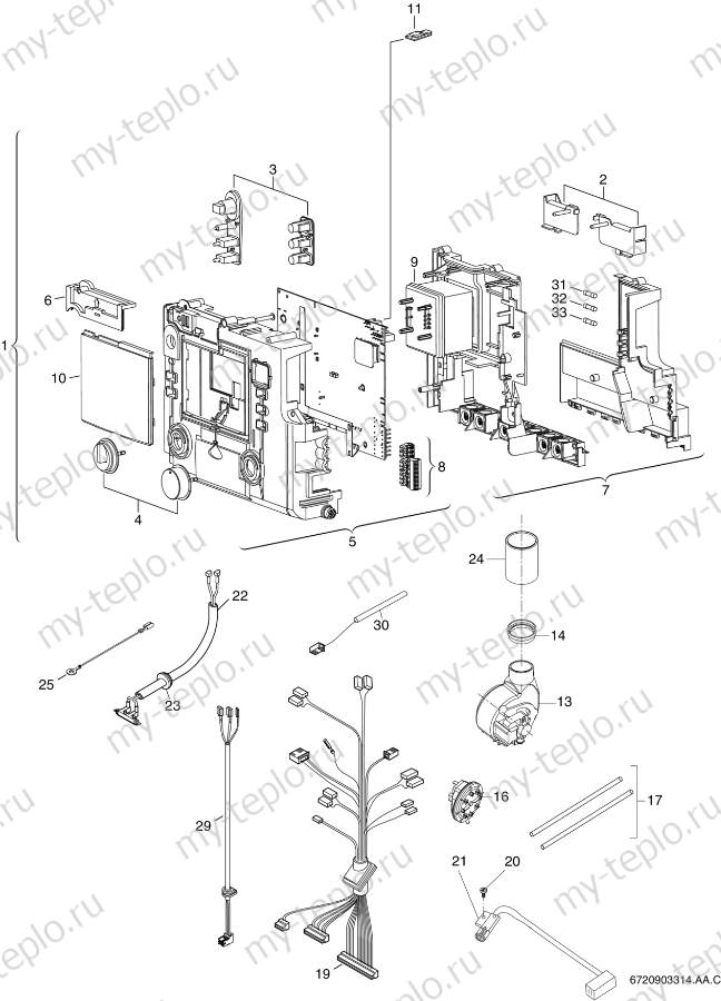Запчасти Buderus Logamax U054-24 T купить в Симферополе