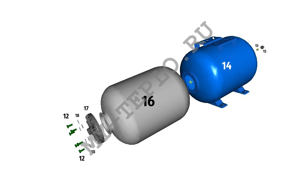 запчасти Джилекс Водомет 60/92 ДОМ